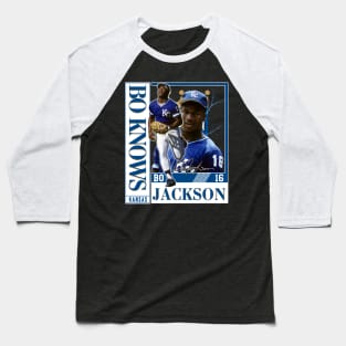 Bo Jackson Bo Knows Signature Vintage Legend Baseball Football Bootleg Rap Graphic Style Baseball T-Shirt